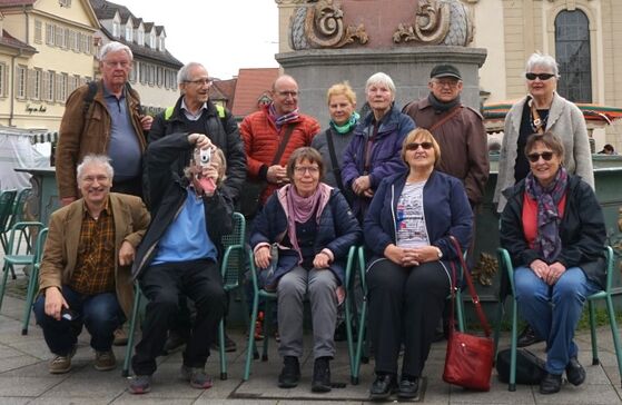 Die SPD Senioren beim Ausflug nach Ludwigsburg